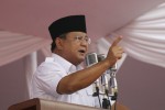 Prabowo Outlines His Vision To Supporters In Jakarta