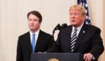 President Donald Trump and Brett Kavanaugh at the swearing